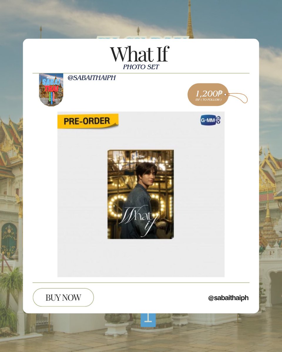 sabaithaiph's tweet image. 🛒 Price: 920₱ — 1,200₱
📍Available @sabaithaiph
💌 Don’t miss out — exclusive and limited!

#Sabaithaiph #GeminiZodiac #ThaiMerch #PhotocardSet #GMMTV