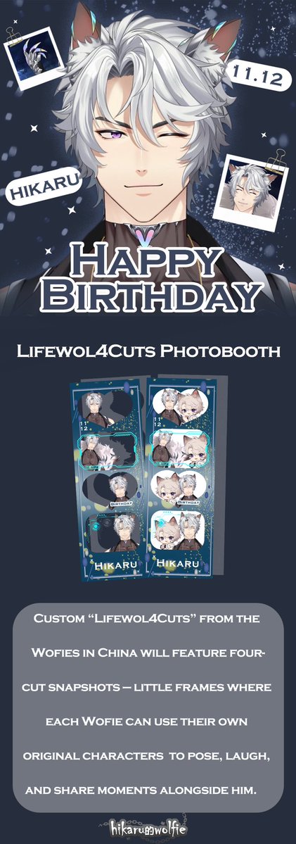 nxlzy4's tweet image. 🐺Happy Birthday Hikaru🐺

Fan projects from the Wofies in China

  #Vtuber #hikawoo_art