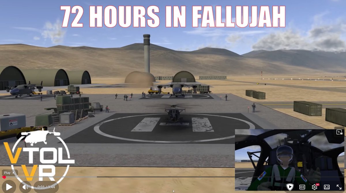 Looking forward to this VTOL VR Campaign. It uses a CUSTOM Map with the AH-6 Little bird. Full voice acting etc. There is a trailer video uploaded by the maker, judgedredd-vtolvr5746
