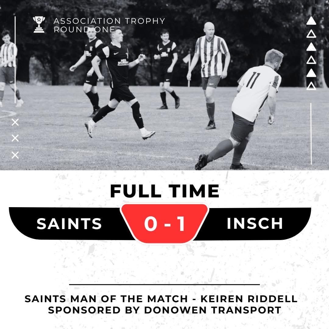 A last-minute goal was the difference between the sides today as we exit the Association Trophy.
