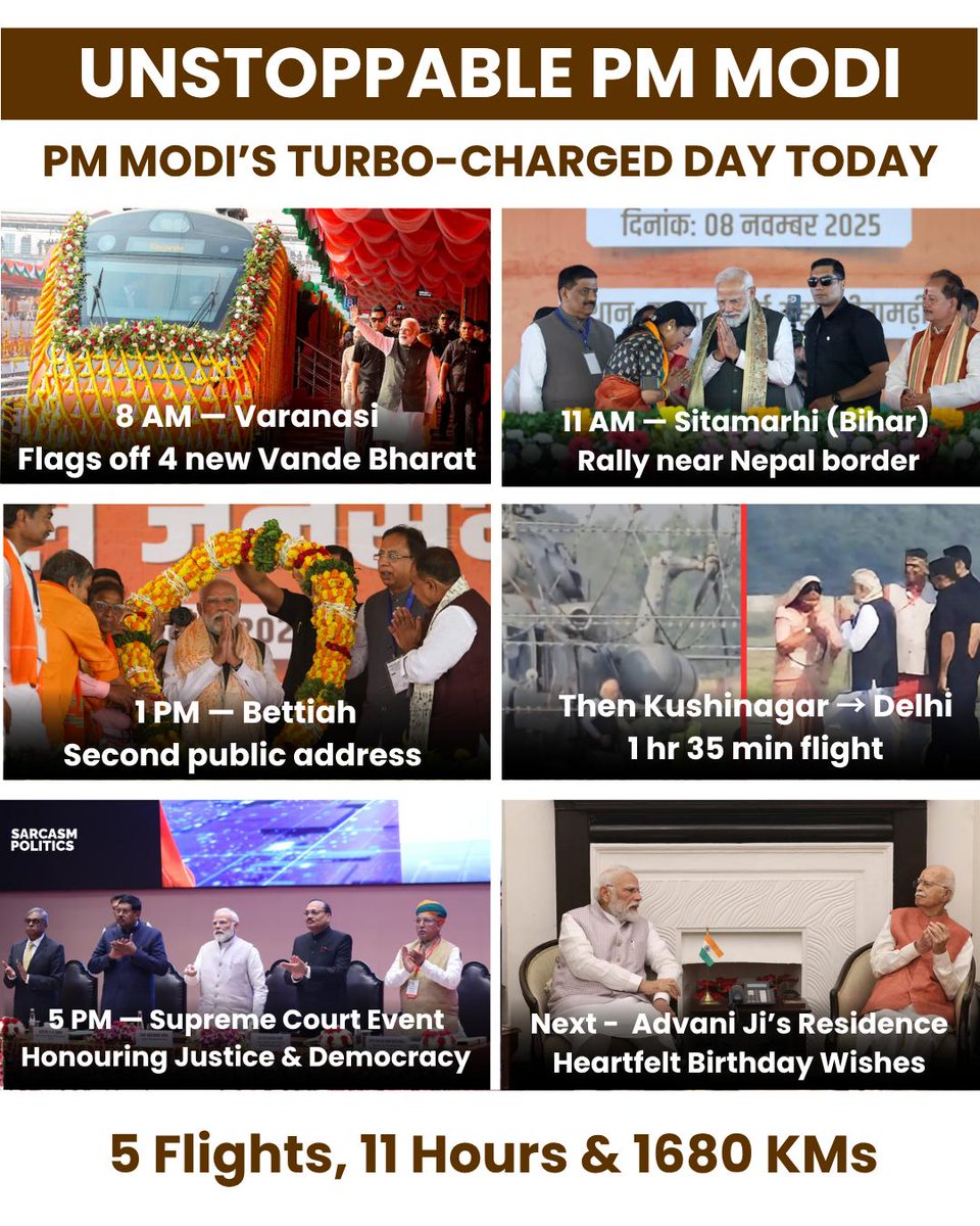 Vishwas1228's tweet image. Name any one world leader that  matches PM MODI Indefatigability.
#PMModi 
#NarendraModi