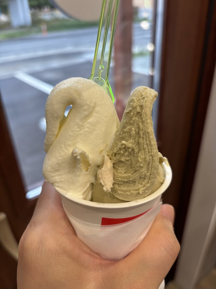 今日もアイス食うためだけに20km運転したしな