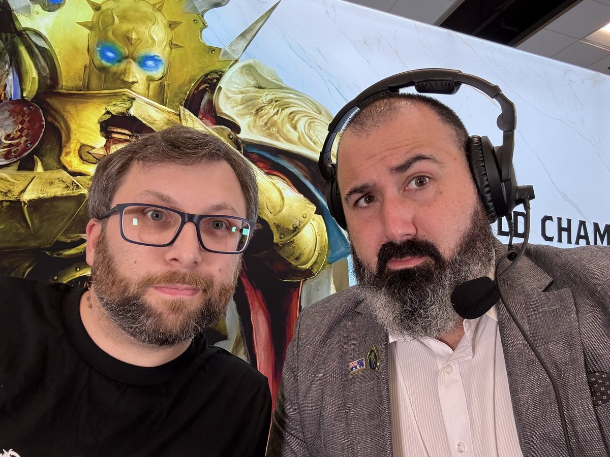 Semi-Finals of the World Championships of Warhammer for AoS kicking off right now: youtube.com/live/gGoWkj2um… #warhammer #Ageofsigmar #warhammercommunity