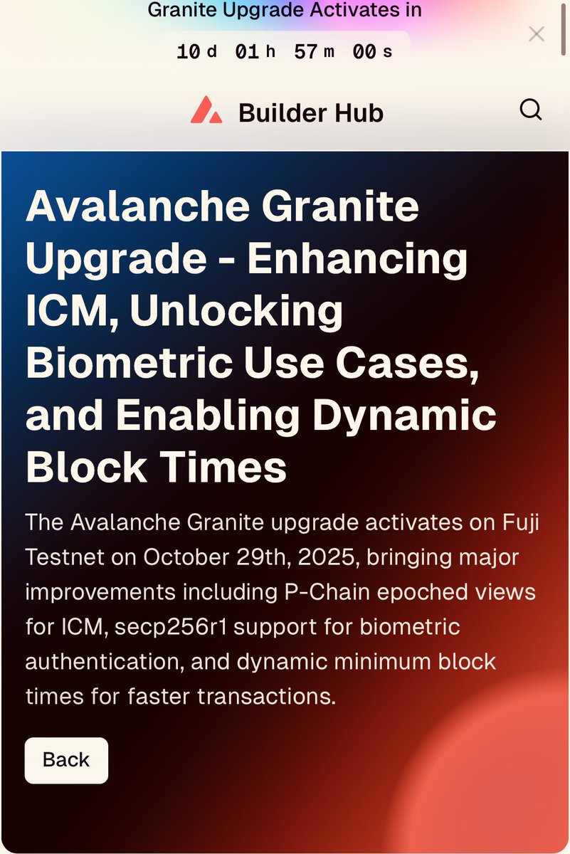 koaservatt's tweet image. Almost 10 days left 👀

Avalanche Granite Upgrade 🔺🎯