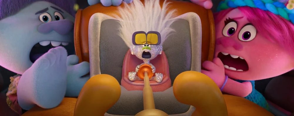 trollsintheair's tweet image. main transportations

trolls 1 - walk
trolls 2 - hot air balloon
trolls 3 - armadillo van

trolls 4 - SUBMARINE, we&apos;re going underwater