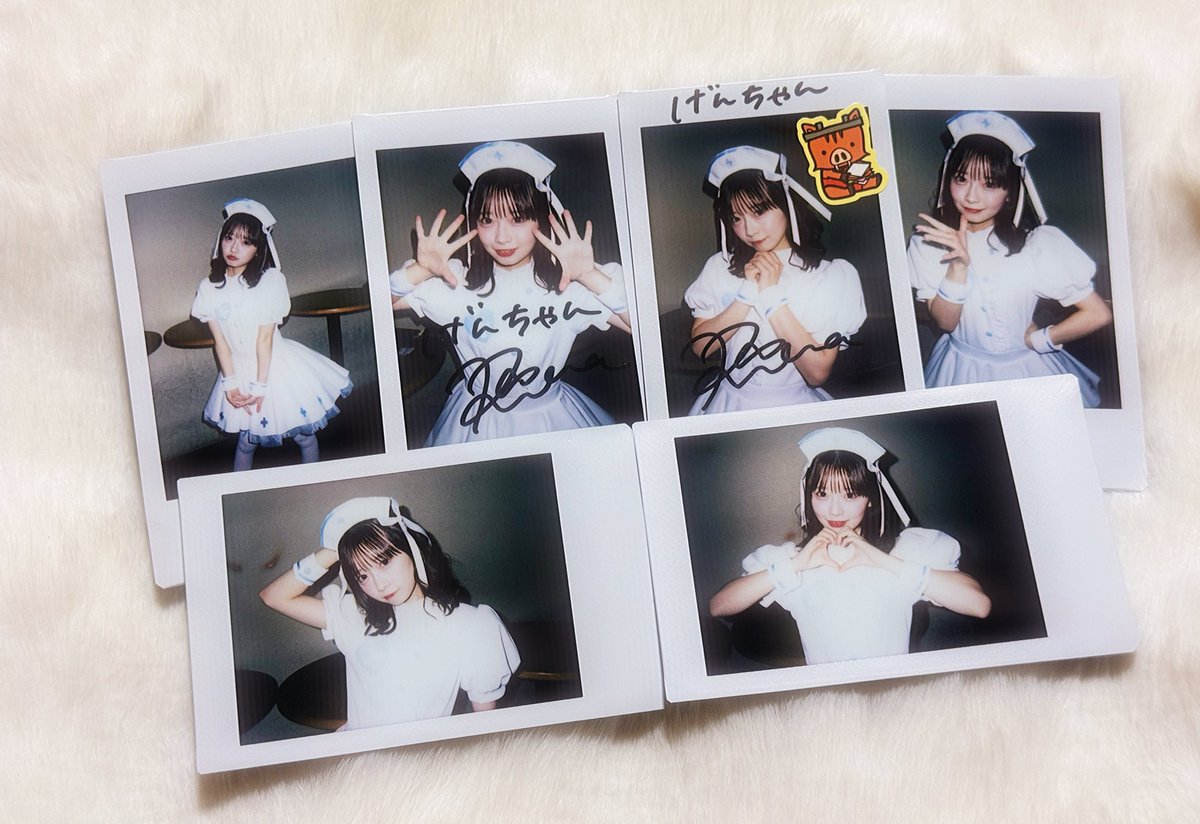 ナースチェキ #与田理央那 @Riona_FESTIVE ぐっちーさんと理央那用ALT