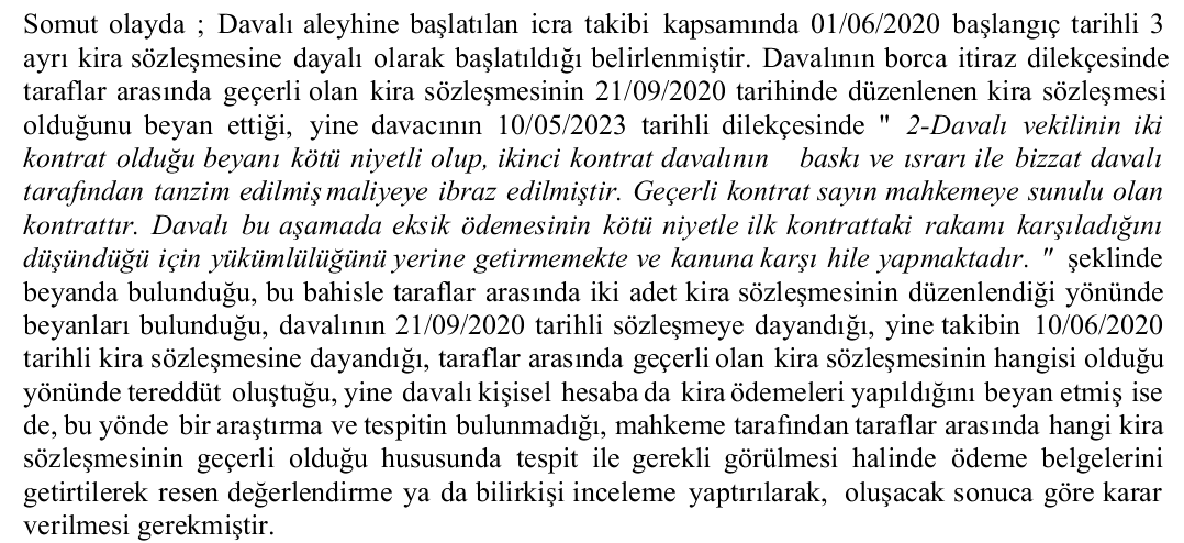 yankibuyuksezer's tweet photo. Taraflar arasında 2 sözleşme olduğu iddiası karşısında İcra Hukuk Mahkemesince hangi sözleşmenin geçerli olduğunun tespit edilmesi gerekmektedir.

İst BAM 59 HD 2024/6893 E 2024/987 K 01.11.2024 https://t.co/1cYLluHRsV