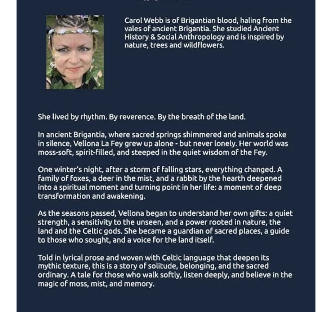 🌌✨ Now launched: Vellona La Fey &amp; the Star Storm ✨🌌
Lyrical tale of solitude, transformation &amp; kinship in ancient Brigantia.
Guided by foxes, deer &amp; rabbit, Vellona awakens. amzn.eu/d/hVpWNVy 
#VellonaLaFey #StarStorm #CelticMyth #PoeticFiction #NatureSpirit