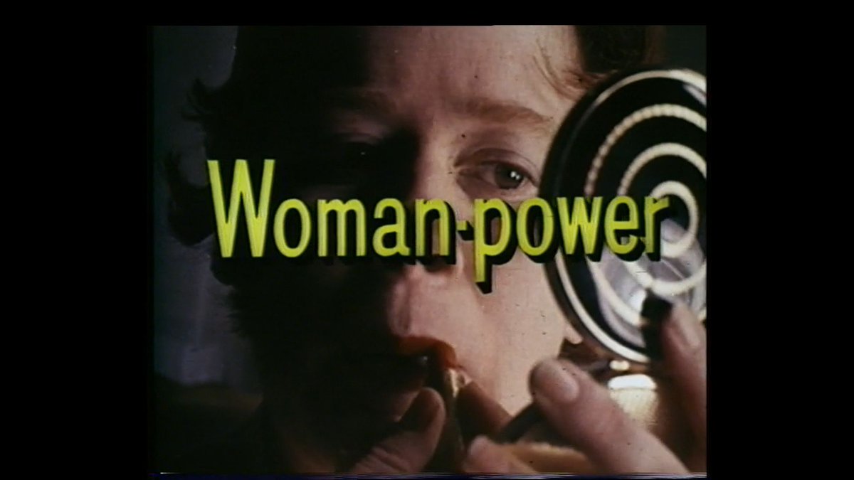 TalkingPicsTV's tweet photo. Never underestimate the spending power of Britain's women! This short documentary tells us why!
🙆♀️ LOOK AT LIFE: WOMEN POWER (1960) 4:15pm narrated by #StephenPotter on #TPTV https://t.co/AKmh8kVFZM