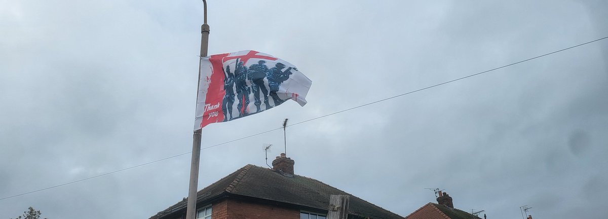 Raise the colours. Remember our heroes