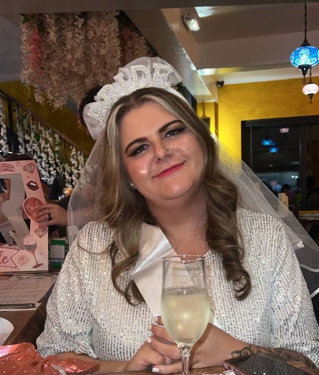 beccamhaddon's tweet photo. Lovely night celebrating that im gunna be a wife soon ❤️ https://t.co/v3gVM970k2
