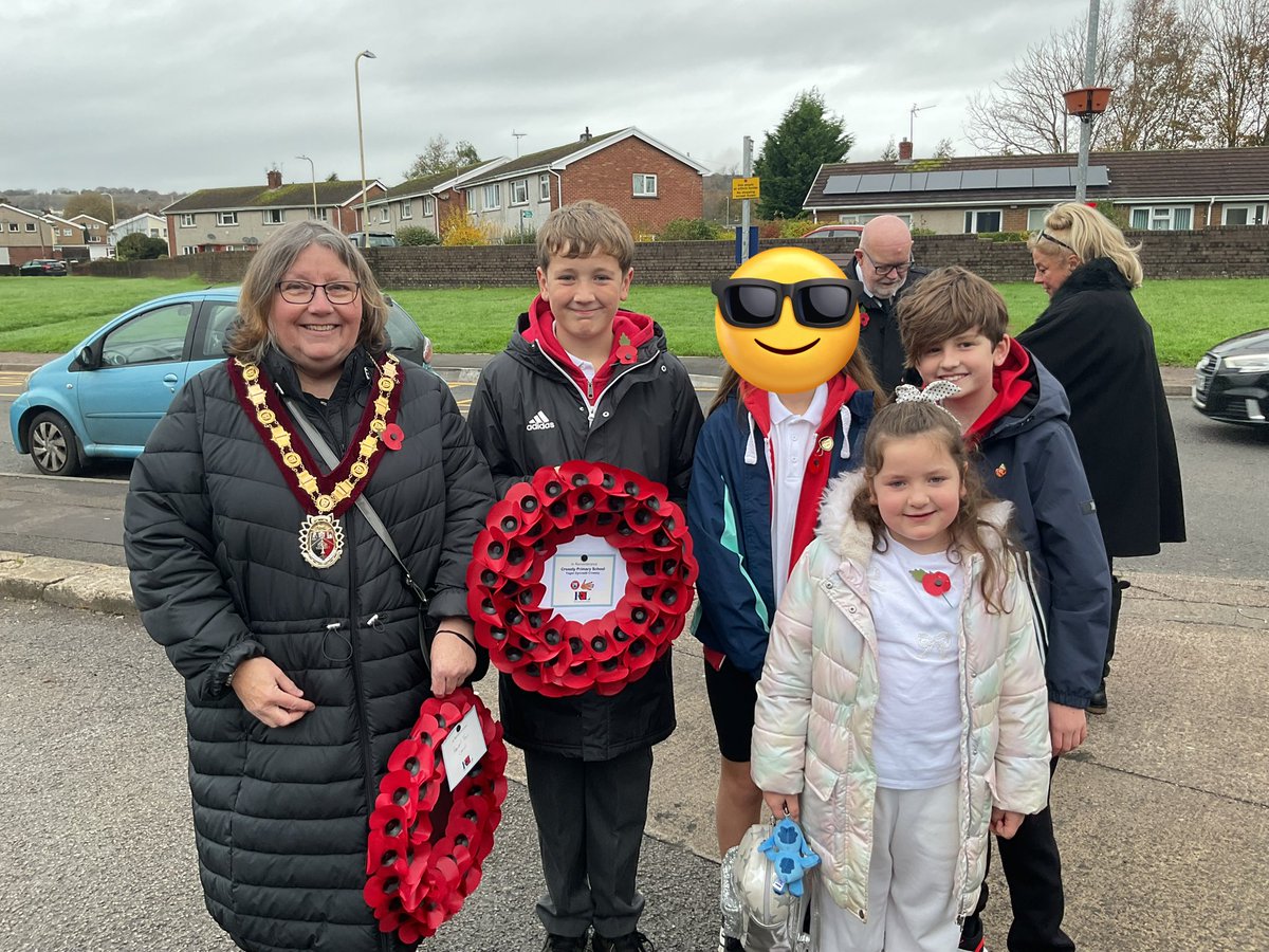 It was lovely to see our pupils represent the school today at the Remembrance service in Pencoed. It is important that they learn how soldiers sacrificed their today for our tomorrow.