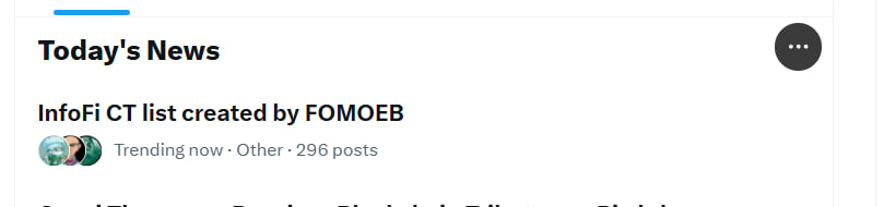 fomoebdao's tweet photo. I created an InfoFi CT list

anyone can use it👇

https://t.co/MnpHnhoQES

you can also become a member of it

just let me know https://t.co/ONvht5nmsy