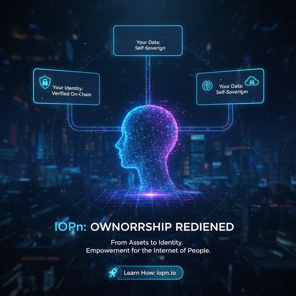 Ownership is more than holding tokens

🪙 Owning tokens ≠ owning value.

<a href="/IOPn_io/">IOPn</a> redefines ownership from assets to identity.

Imagine a system where your data, creations and even your AI agent are fully yours.

🔹 Your identity = verified on-chain
🔹 Your data = self-sovereign