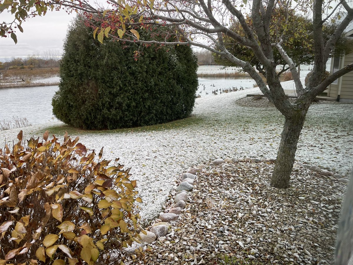 Good morning it’s that time of the season or at least the 1st taste of what’s to come ⛄️