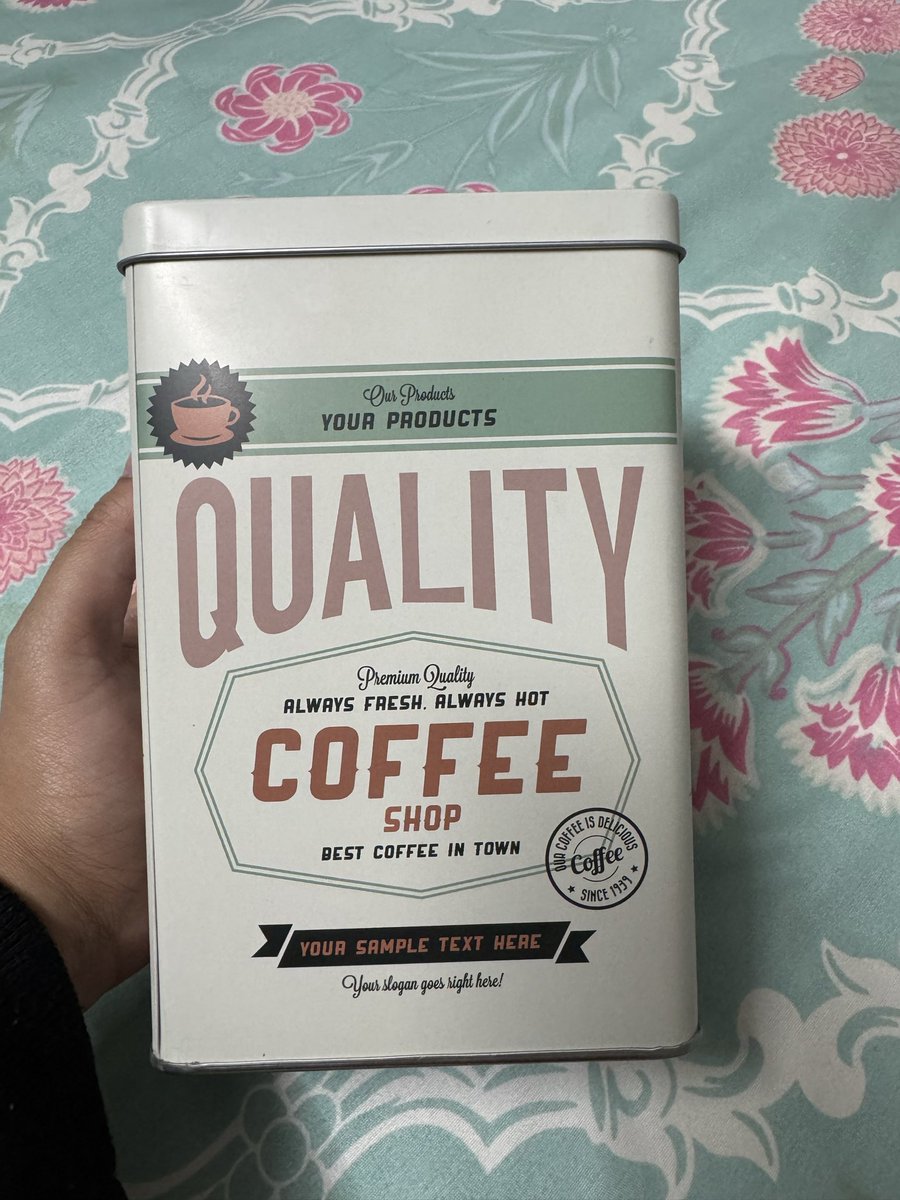 ProfessorCardz's tweet image. I got this coffee canister from Mr. DIY for Rs 249/- only. It’s aesthetically pleasing and does the work. How has your shopping experience on Mr. DIY been like? 

@mrdiyMY