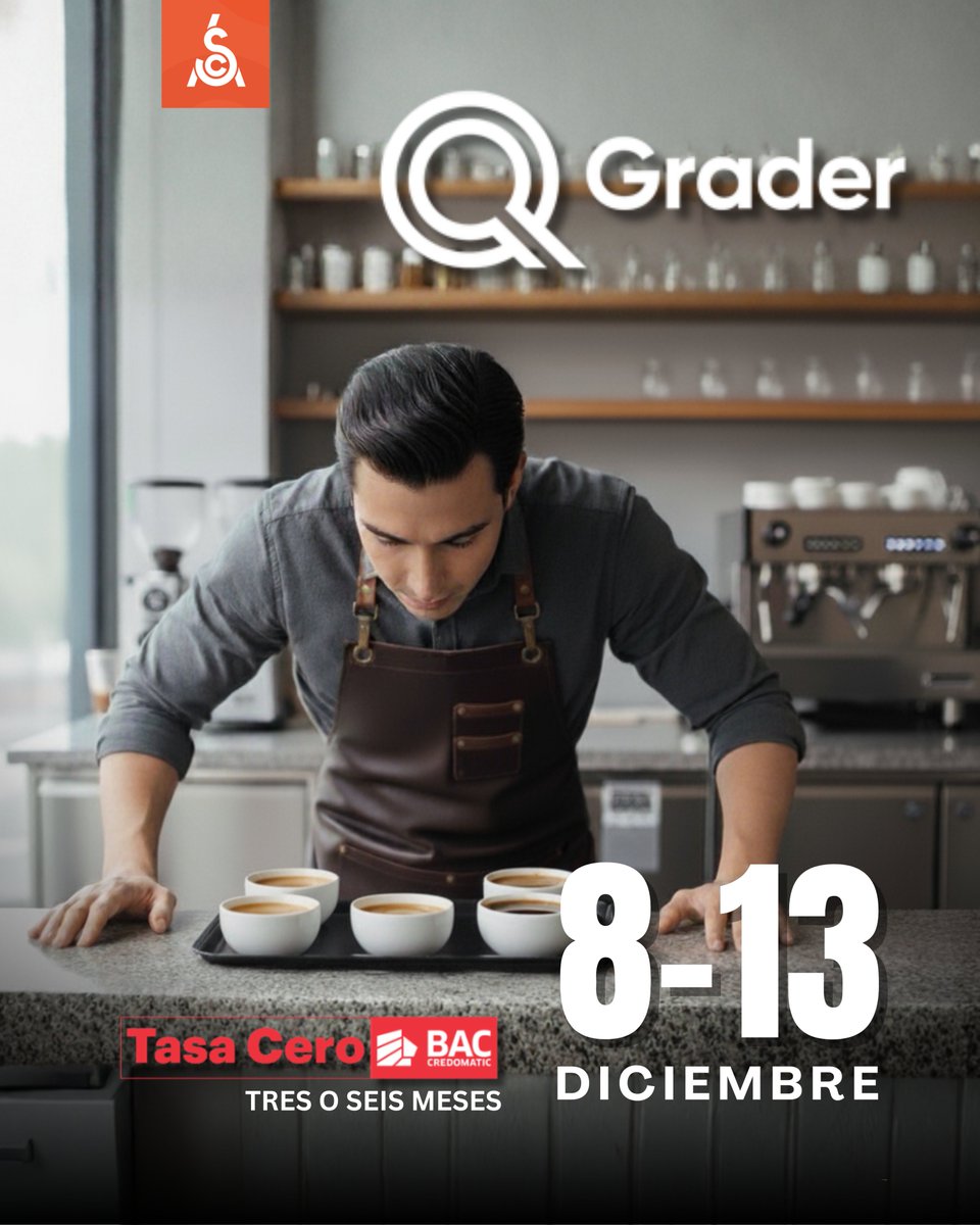 AcademiaBarista's tweet photo. Oferta válida para cualquier Certificación de Specialty Coffee Association y para personas que residen en El Salvador. https://t.co/cGxnzb9tzg