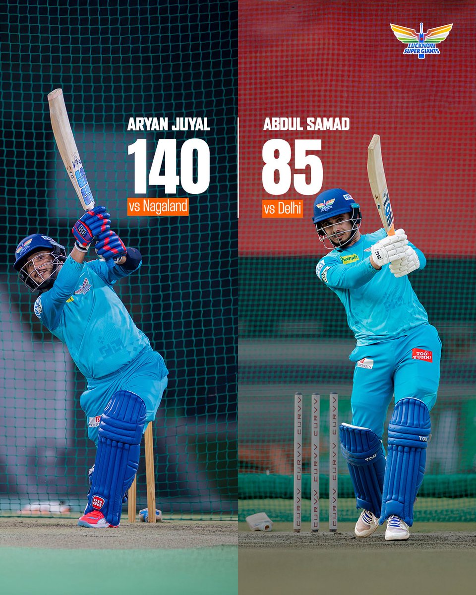 🔝🔥 ballebaazi in the Ranji Trophy ft. our Super Giants 💙