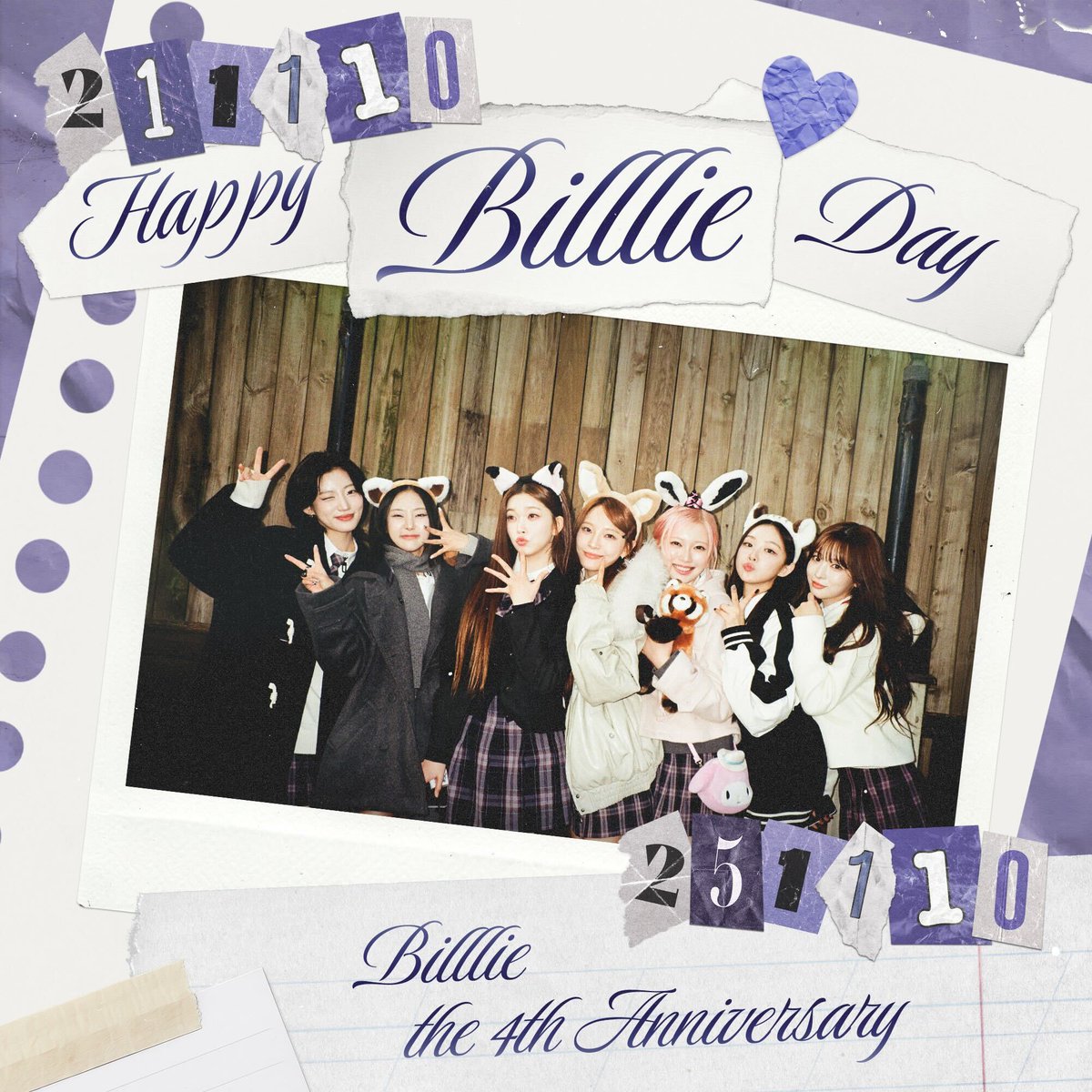 Billlieofficial's tweet image. ✨Billlie the 4th Anniversary✨

2025.11.10

Billlie&amp;amp;Belllie've💙💜
서로의 세상을 함께 써 내려온 1460일의 이야기

#Billlie #빌리
#Billlie4thAnniversary
#Happy_Billlie_Day