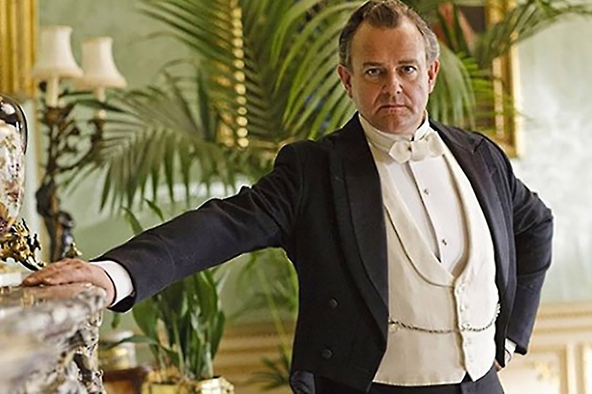 RichardERoeper's tweet photo. A friend is watching "Downton Abbey" for the first time, from the first episode through the movies. I told them to take a sip of wine every time they hear:
“Yes, Mrs. Patmore.”
“Where there’s life, there’s hope.”
"We all have our part to play."
“The world is changing. Downton must change with it.”
“No, Mrs. Patmore.”
“Is she indeed?”
“We must get on with it.”
"That will be all, thank you."
“Is this the end of Downton?”