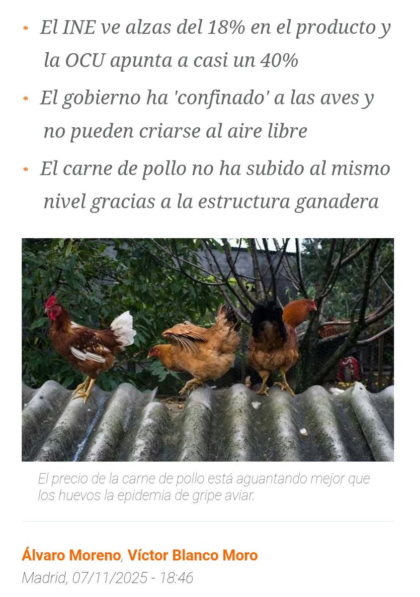 Damas y Caballeros 
Prepárense a ver la docena de huevos mínimo a 8€ en #Navidad