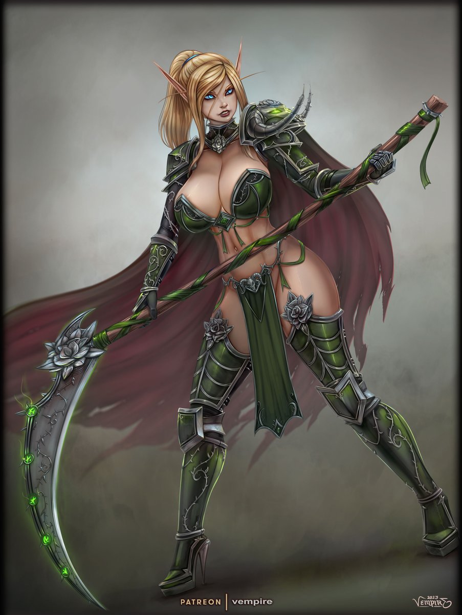 Fealis pinup, for Lynthia over Patreon