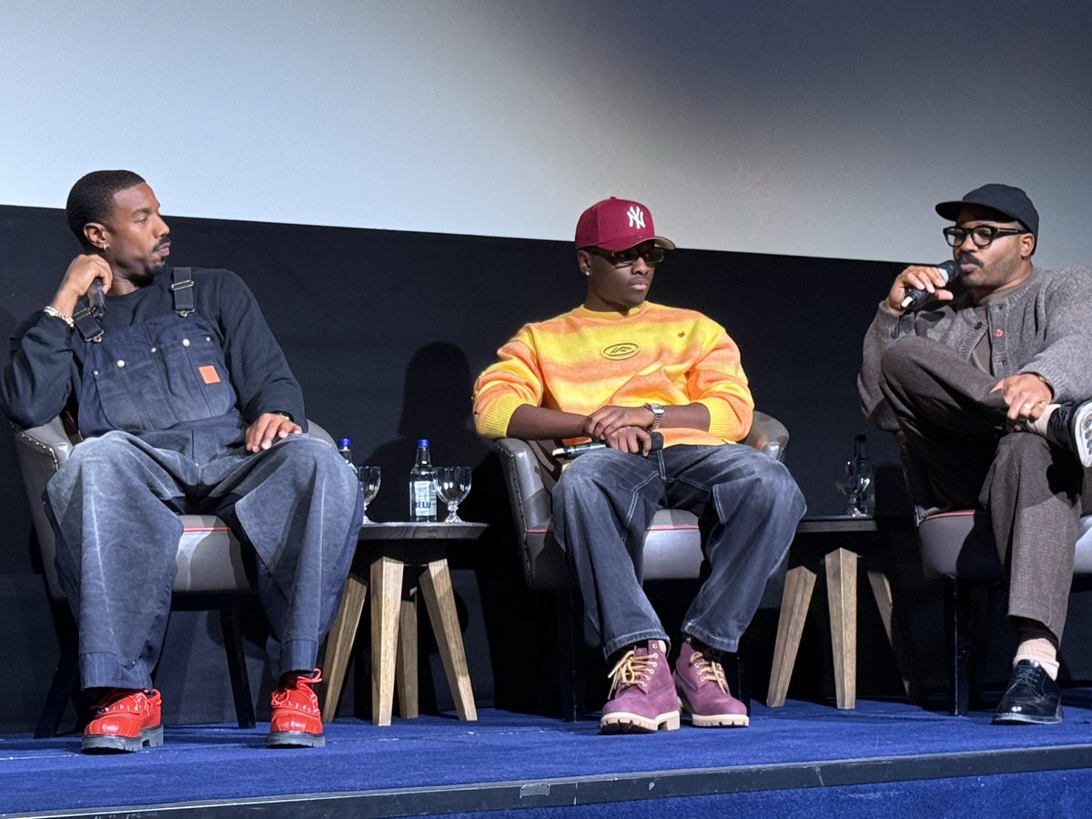 What an incredible morning spent watching ‘Sinners’ again but this time with Michael B Jordan, Miles Caton and Ryan Coogler.