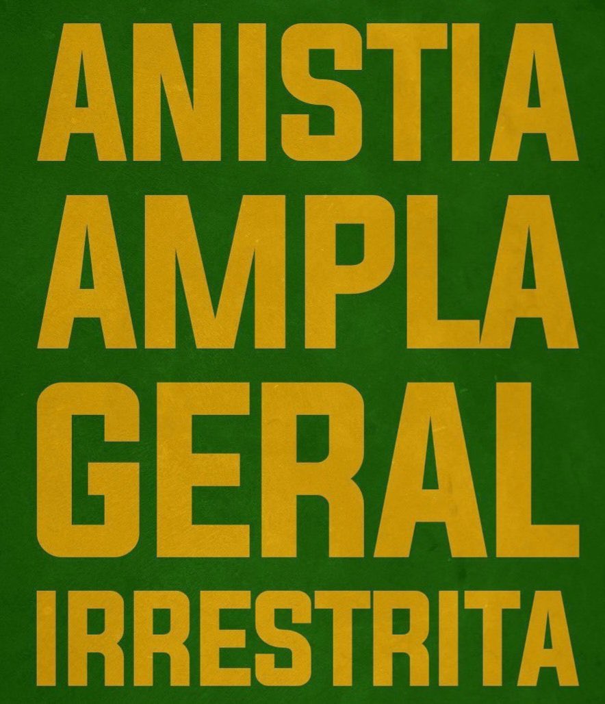 Anistia ampla, geral e irrestrita! 

Abaixo a ditadura! 🇧🇷