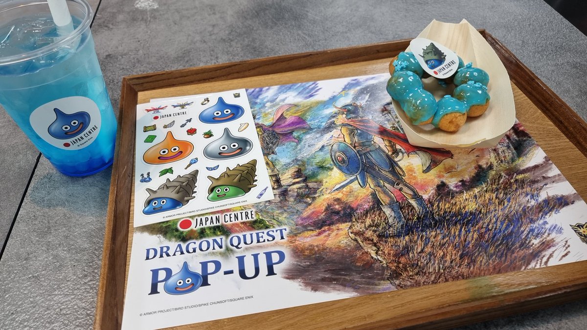 Petchigoo's tweet image. Dragon Quest London pop-up! Honestly feels surreal to see DQ stuff in the UK like this