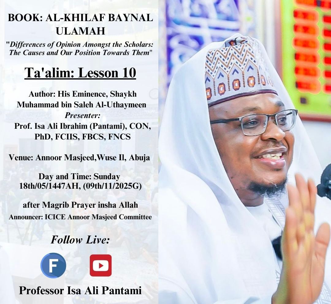 Prof. Isa Ali Ibrahim, CON tweet media