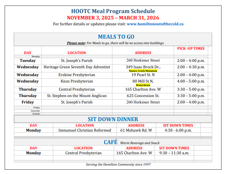 Food insecurity is global—but right here in #Hamilton, there’s NO Sunday meal service for unhoused neighbours. If you know anyone filling this gap, please share! Local solutions matter. 💙
#HammerStreetClean #HamiltonOntario #ommunityCare #HamiltonPride #HamOnt #SNAPBenefits