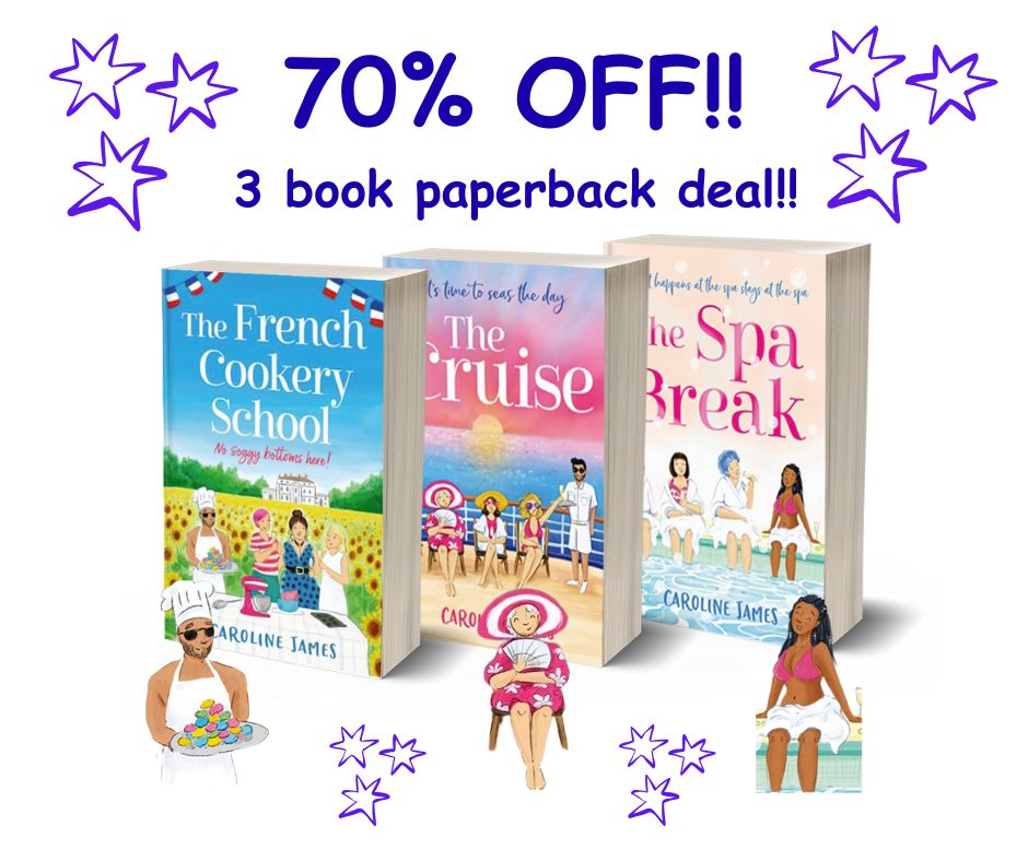 #Amazon have a great offer on this 3-book paperback set... 🎉📚

Details:  geni.us/CJbooks  

#books #bestsellers #romcom #fiction #feelgood #funny