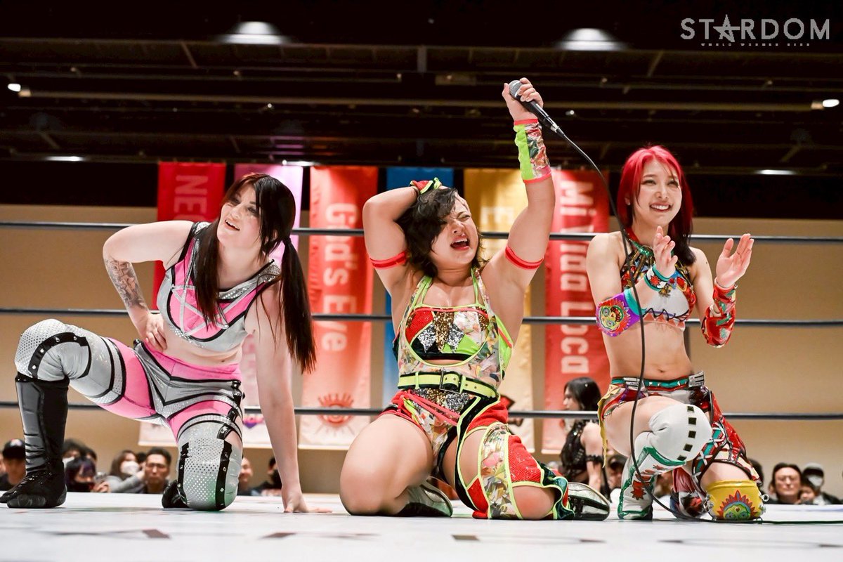 saya_5_19's tweet image. CHAOSな試合をSTARSが制しました！
その力がSTARSにはある。

ゴッデスタッグリーグ公式戦でなかろうが、きっちりしっかり勝利を繋げる。
擦れば実現できるものがある。

ようやく小波から3カウントを取れたぞ！　　　　
アンタを倒さなきゃいけない理由がある。

狙えるものは全て狙うぞ

#STARDOM…