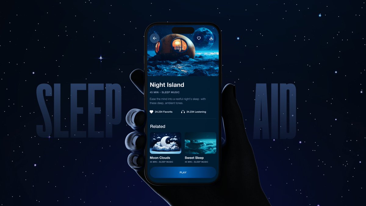 ukhrakib's tweet photo. Does your mind race the second your head hits the pillow?
Meet the new king of sleep. This app creates the perfect conditions for sound & visual stimulation to support refreshing sleep.
#SleepApp #MentalHealth #WellnessTech #Insomnia #StressRelief #Mindfulness #SleepTech https://t.co/u2KFNFq7yp