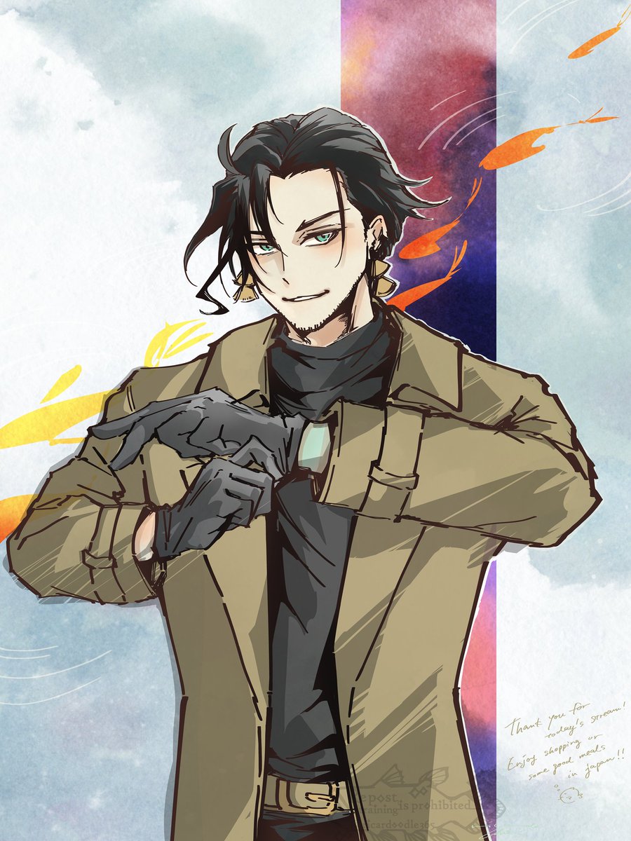 long coat+short hair wiwi
#JosuijiArt