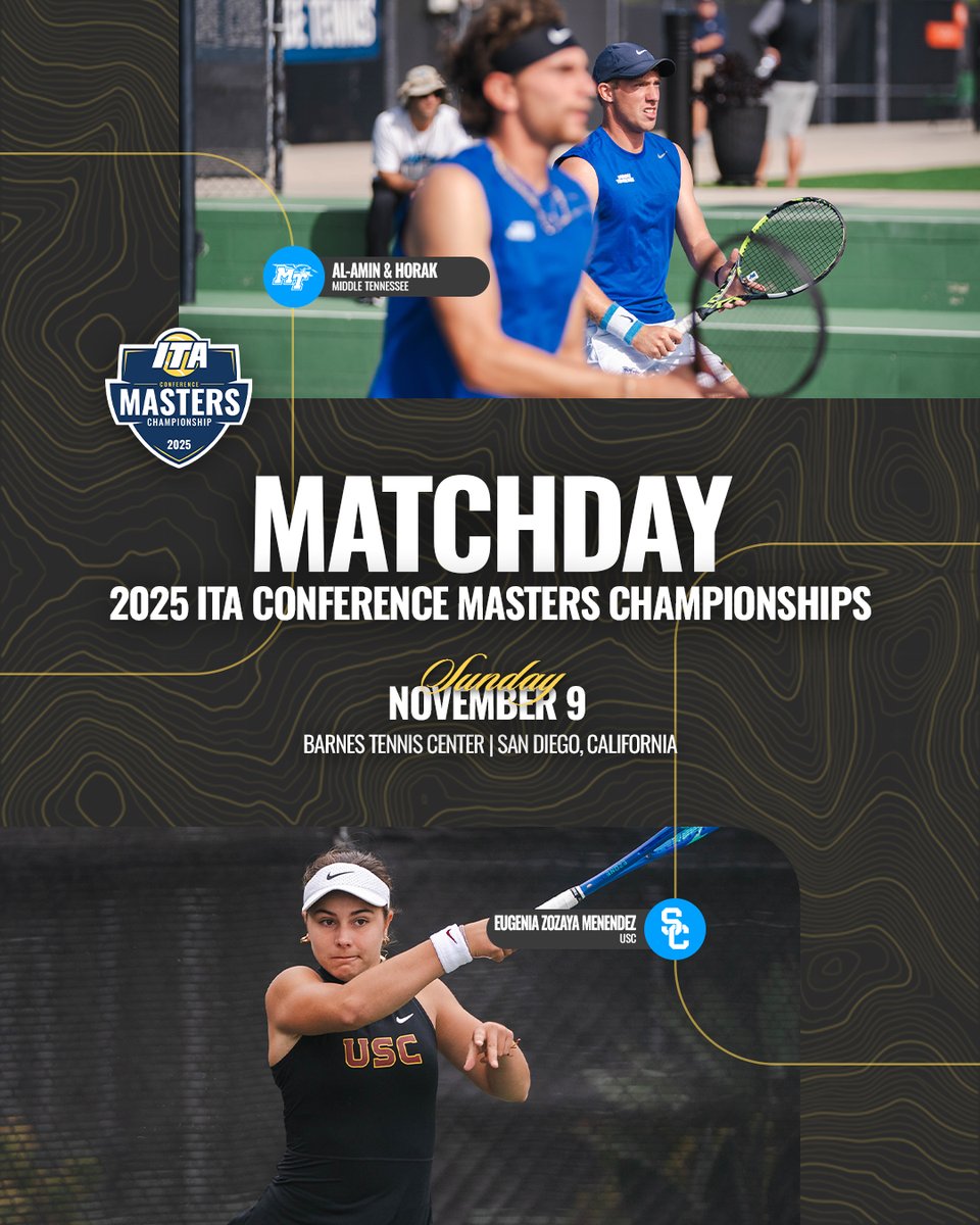 ITA_Tennis's tweet image. Last Day Of Play Out West 🏆

ℹ️ ITA Conference Masters
🏟️ Barnes Tennis Center
📊 tinyurl.com/4b9yncur (Draws)
📺 tinyurl.com/y4ct23n2 (@CrackedRacquets)

#WeAreCollegeTennis | #ITAMasters