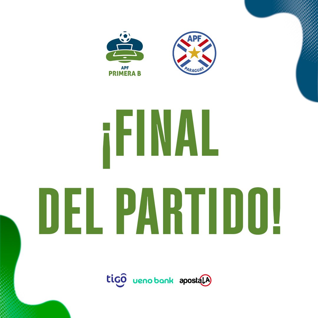 🗣 ¡Final del compromiso! 

➡️ #29deSetiembre 1
➡️ #OlimpiaDeItá 4

🗓 Fecha 33.  

#APFPrimeraB ⚽️