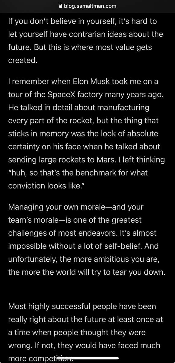 sahilypatel's tweet photo. sam altman on what conviction really looks like https://t.co/oahUS49Ra4