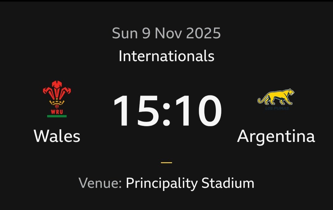 Back to winning ways, GET IN!!!
#WALARG #cymruambyth