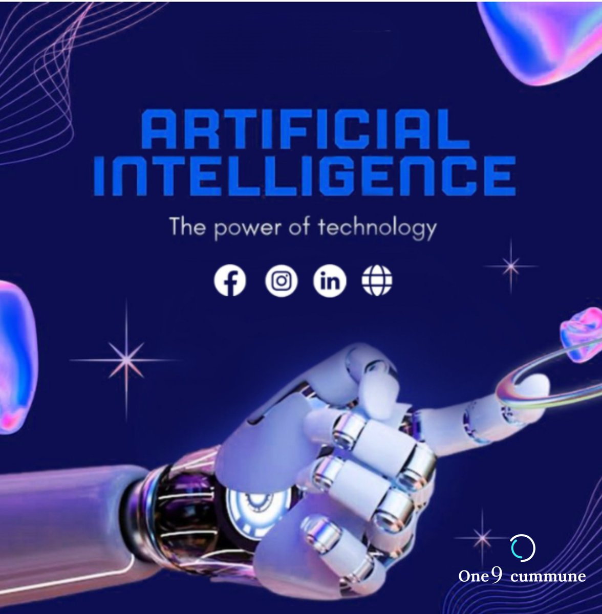 One9cummune's tweet photo. Artificial Intelligence, the Power of Technology
Experience the future with AI driven innovation that transforms the way businesses work from automation.  At One9 cummune, we harness the power of AI to help you stay ahead in the digital era.
#ArtificialIntelligence  #one9cummune https://t.co/kv5qWhU1vO