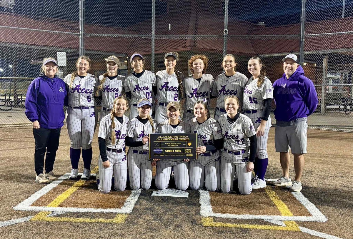 Kate_Landewee's tweet photo. I was back on the field with my Aces team this weekend @HFLfastpitch and our ticket is punched! 🎟️ @thealliancefp 

18.1 IP 
10 H 
2 ER 
5 BB
40Ks 
.764 ERA 
.818 WHIP 

@Aces_SoftballKC @LindenwoodSB @LineDsoftball @CoachErinBrown @APR_Ruggiero @coachchris_24 https://t.co/0yP8MKI9Ll