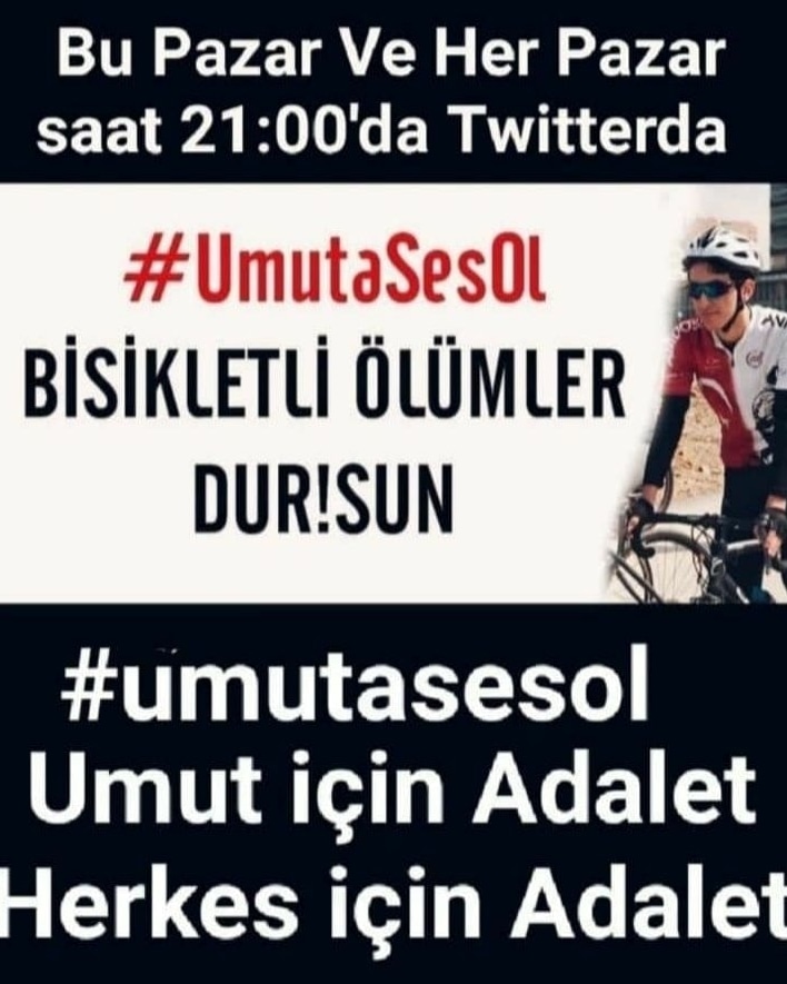 ⛔Bugün günlerden UMUT
⛔Bu çocuğun adı UMUT GÜNDÜZ!
⛔15 Temmuz 2020 de öldürüldü!
⛔Katili aramızda
⛔Adalet ve Adil yargılanma birgün herkes için gerekli olacak.
⛔Umut için Adalet Herkes için Adalet
Sessiz kalma,Yaşamak ve yaşatmak için
#umutasesol