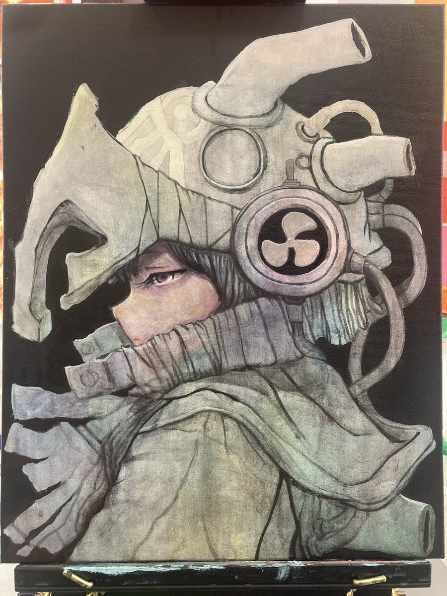 kokko_1969's tweet image. painting 11.8.2025