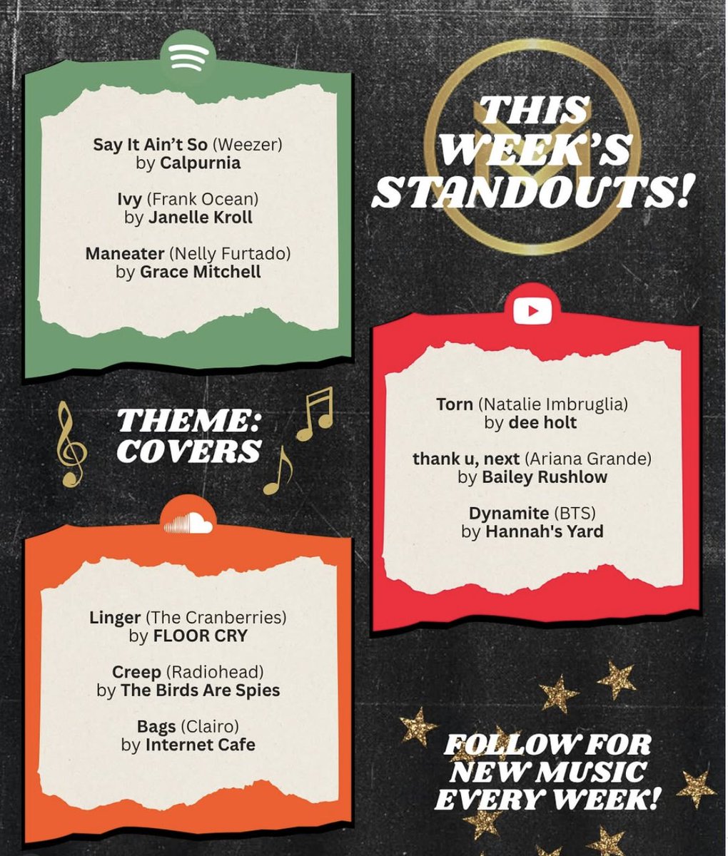 mezzentertain's tweet image. This week's Mezz Music Monday results are in!

The standouts on our cozy, fall playlist are such great songs by talented artists. If you've listened to the playlist, are these your favorites too? And if you haven't, go check it out!

#mezzmusicmonday #smallartists #fallplaylist