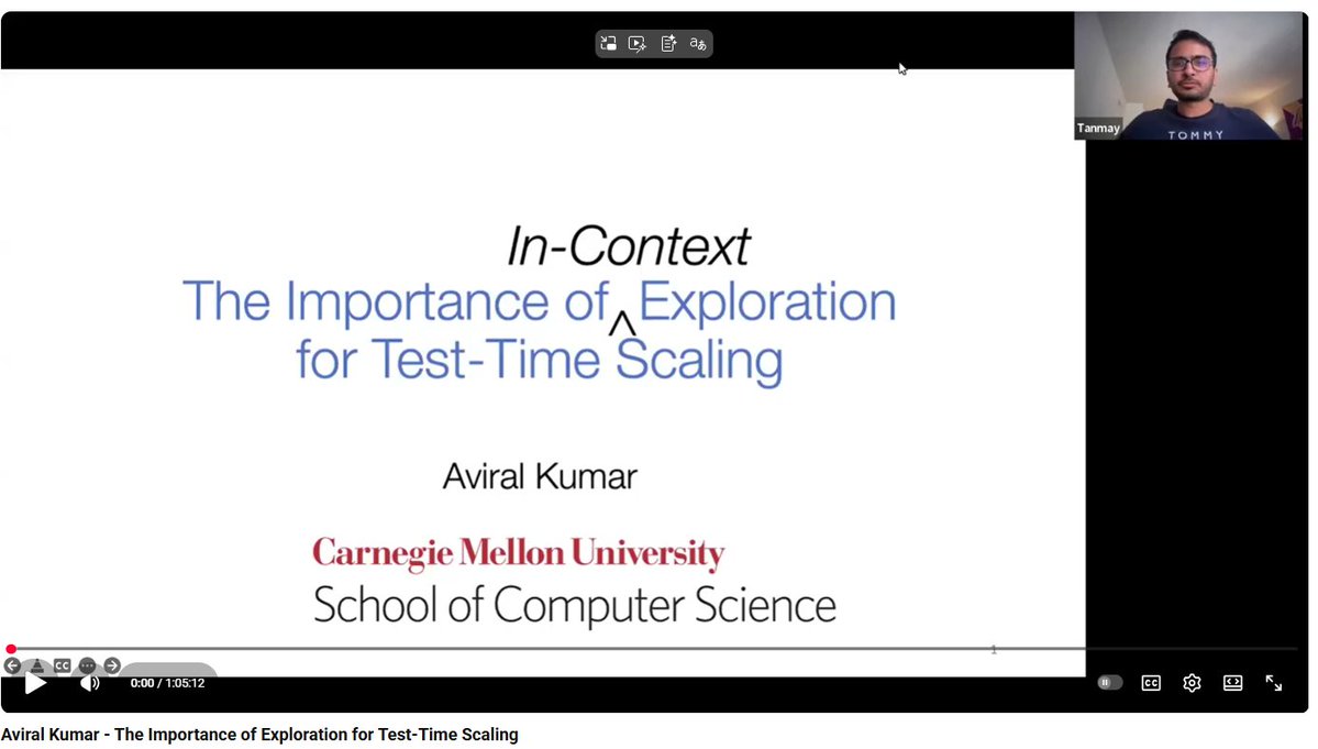 This <a href="/aviral_kumar2/">Aviral Kumar</a>  lecture is AMAZING.