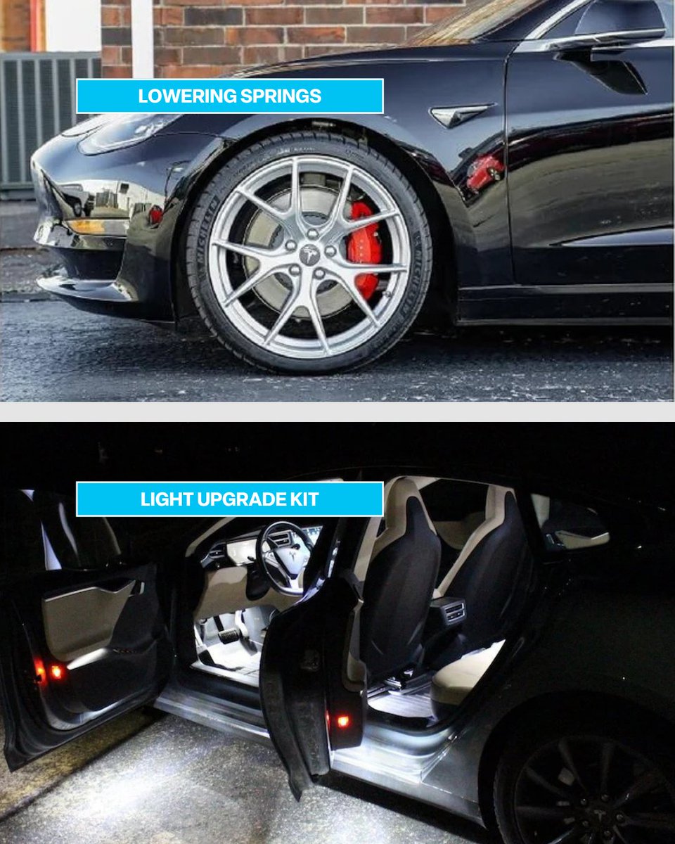 evannex_com's tweet image. Of these 4, you can only do one first. Which are you picking?

#Tesla #TeslaModification #TeslaUpgrade #EV