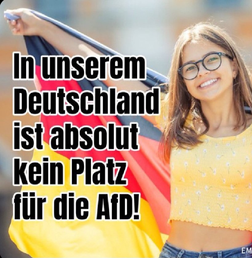 Ich habe gerade gelesen, dass "... linke Accounts hier auf X bezahlt werden..." 🤔 NEIN ihr #AfD🐑🐑🐑 - gegen die #AfDSindFaschisten zu sein, ist Ehrensache!

#IchBinAntifa #LautGegenRechts #AfDVerbotSofort