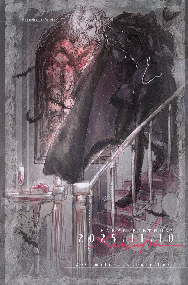 – ̗̀ 𝐇𝐀𝐏𝐏𝐘 𝐁𝐈𝐑𝐓𝐇𝐃𝐀𝐘 ̖́-
葛葉さん
お誕生日おめでとう御座います~🎂🦇

#葛葉誕生祭2025
#KuzuArt