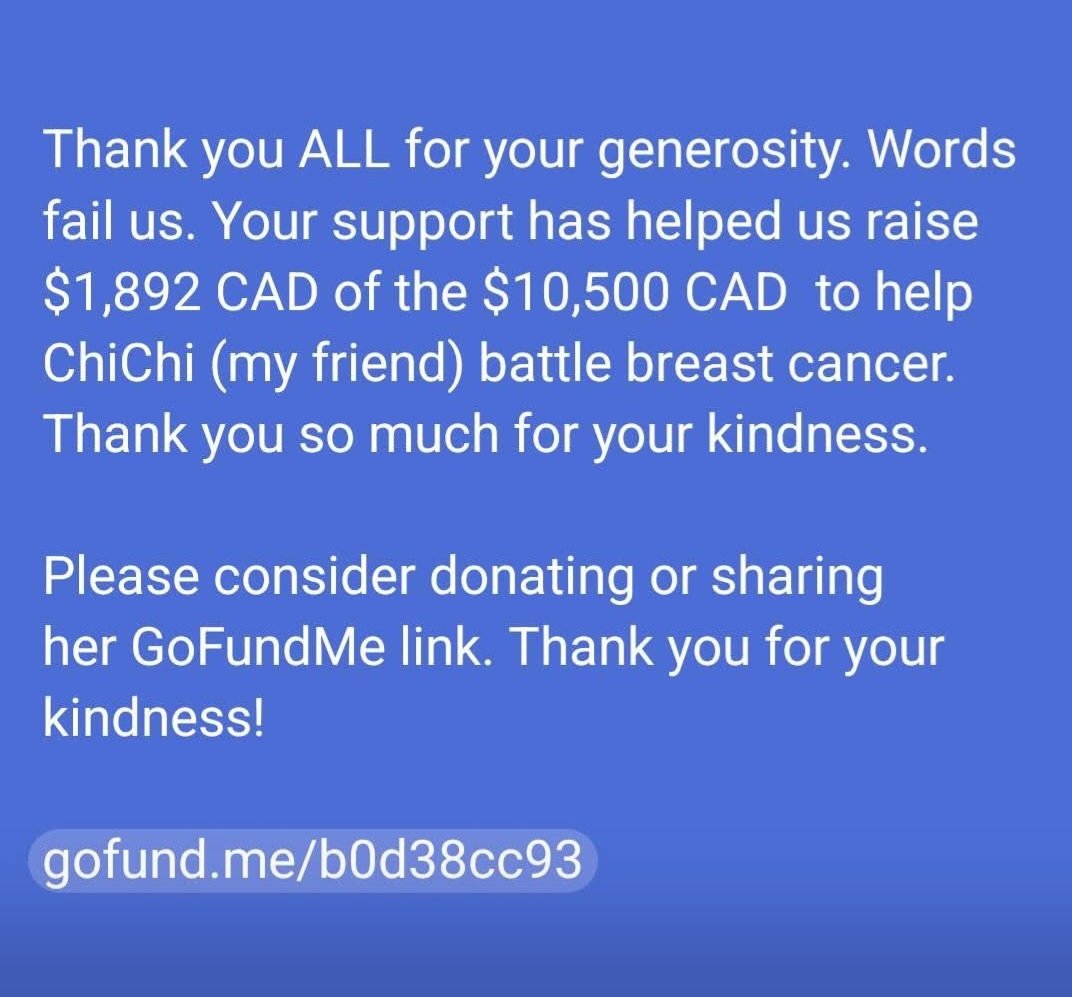 PrincessChi's tweet image. Thank you so much for your love.

Please, help support my friend. 

gofund.me/a041e93c6