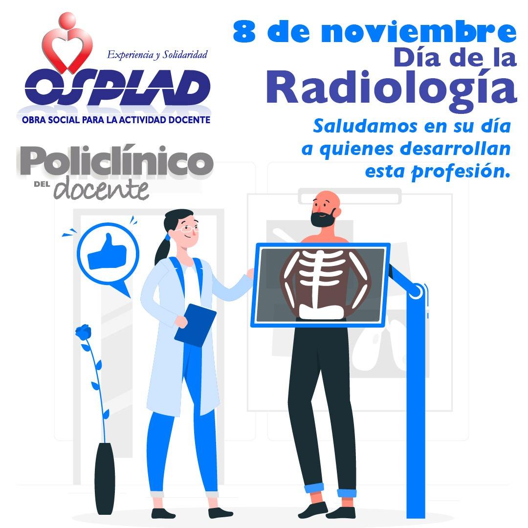 🩻A las radiólogas y radiólogos ¡feliz día!
#OspladEstáPresente
